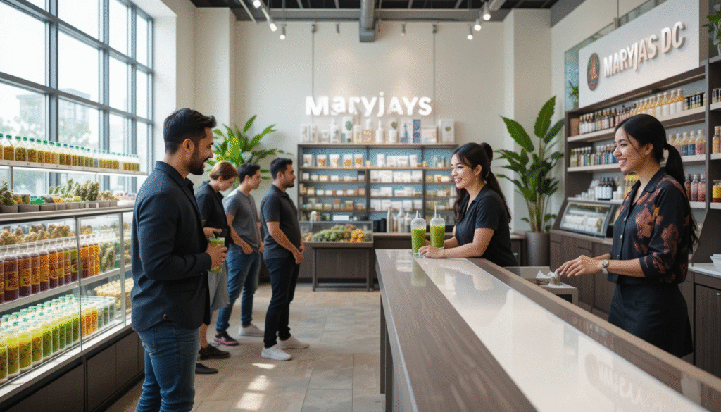 maryjays dc weed dispensary juice bar washington reviews