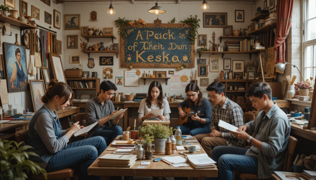 a pack of their own keska​