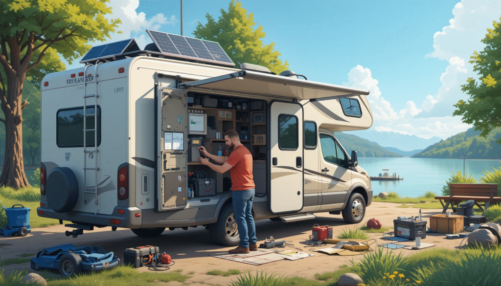 upgrading a coachmen freelander battery to lithium battery​